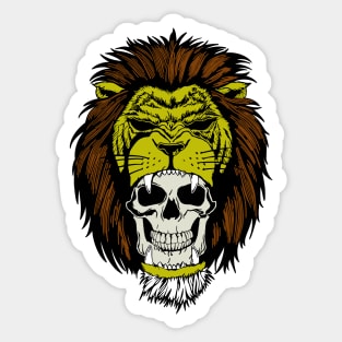 Lion Roar (Skull) Sticker